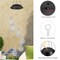 Solar Powered LED Edison Bulb Wind Chime Lights Color-Changing Garden Decor